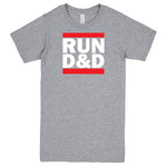 "Run D&D" Men's Shirt Heather-Grey
