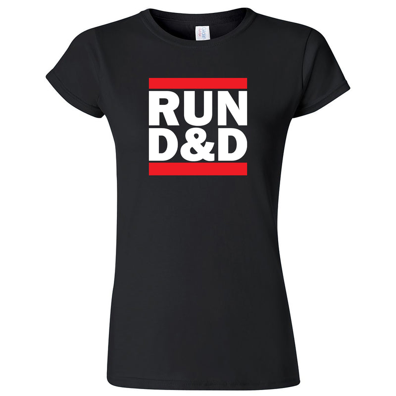 "Run D&D" Men's Shirt Black