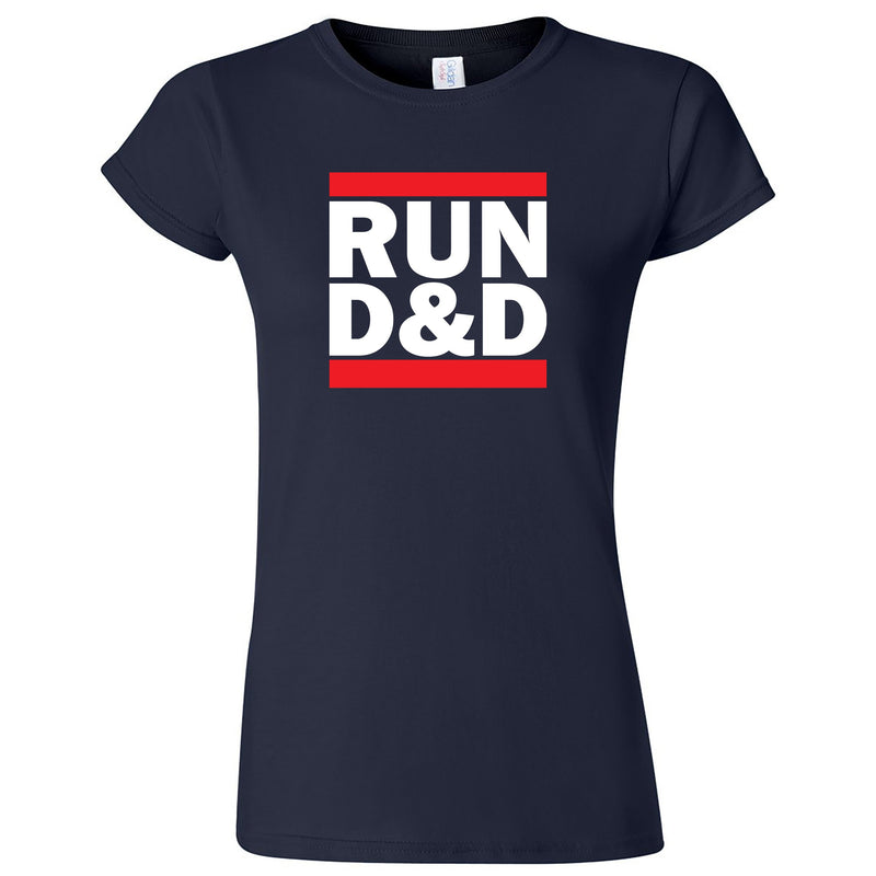 "Run D&D" Men's Shirt Navy Blue