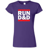 "Run D&D" Men's Shirt Purple