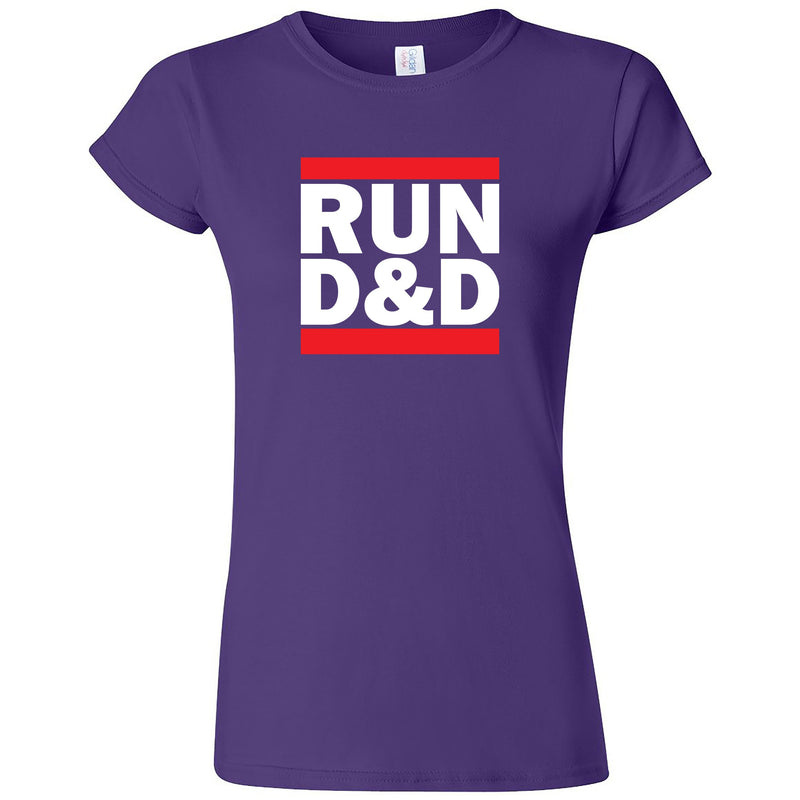 "Run D&D" Men's Shirt Purple