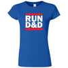 "Run D&D" Men's Shirt Royal Blue