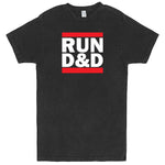 "Run D&D" Men's Shirt Vintage Black