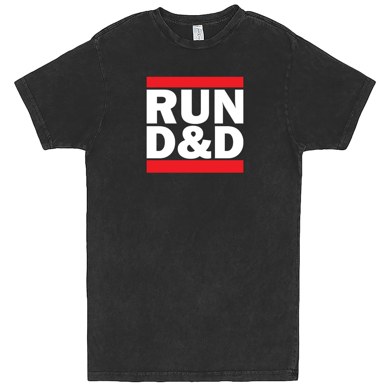 "Run D&D" Men's Shirt Vintage Black