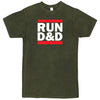 "Run D&D" Men's Shirt Vintage Olive