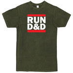 "Run D&D" Men's Shirt Vintage Olive