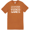  "I'd Rather Be Playing Video Games" men's t-shirt Meerkat