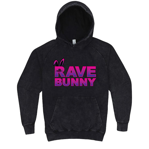 Fun "Rave Bunny" hoodie 3XL Vintage Black