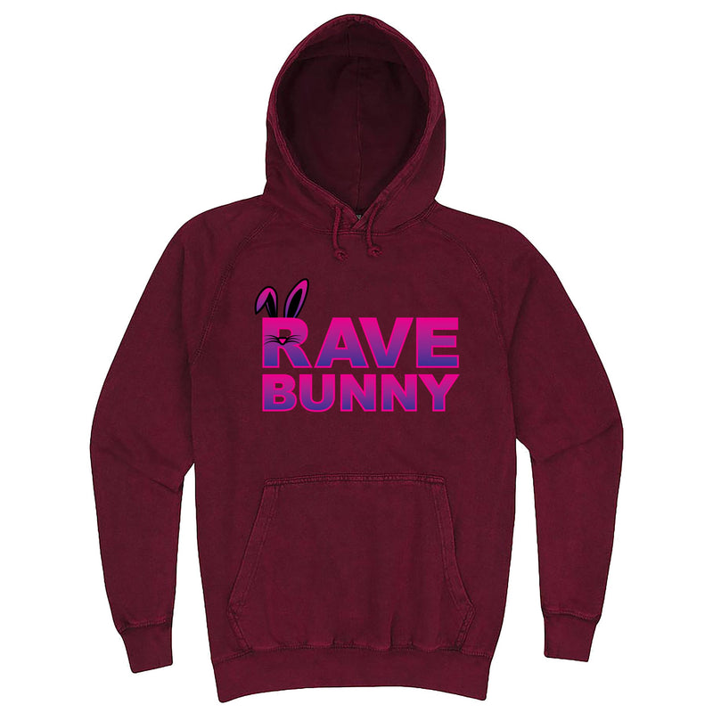 Fun "Rave Bunny" hoodie 3XL Vintage Brick