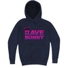 Fun "Rave Bunny" hoodie 3XL Vintage Denim