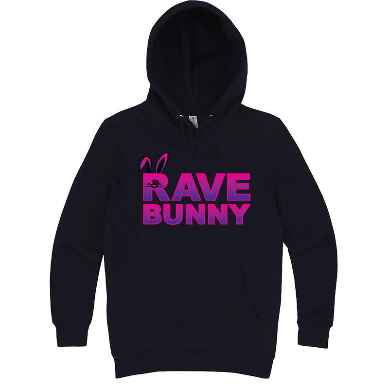 Fun "Rave Bunny" hoodie 3XL Navy