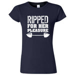 "Ripped For Her Pleasure" women's t-shirt Navy Blue