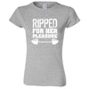  "Ripped For Her Pleasure" women's t-shirt Sport Grey