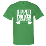  "Ripped For Her Pleasure" men's t-shirt Irish-Green