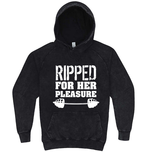  "Ripped For Her Pleasure" hoodie, 3XL, Vintage Black