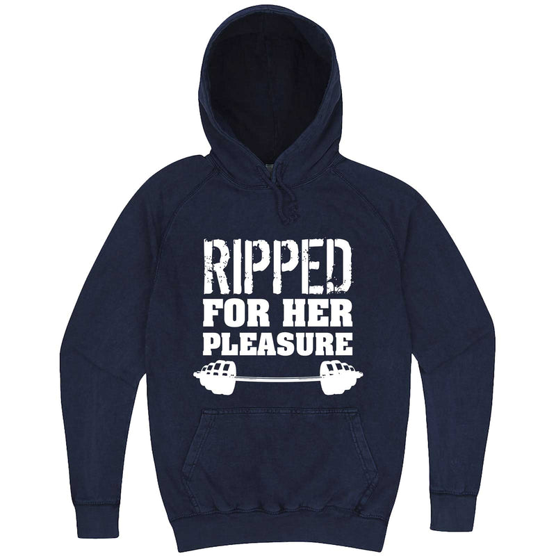  "Ripped For Her Pleasure" hoodie, 3XL, Vintage Denim