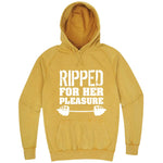  "Ripped For Her Pleasure" hoodie, 3XL, Vintage Mustard