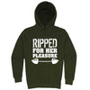  "Ripped For Her Pleasure" hoodie, 3XL, Army Green