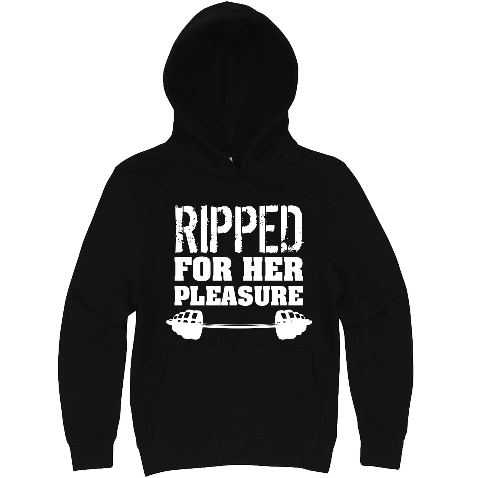 "Ripped For Her Pleasure" hoodie, 3XL, Black