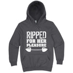  "Ripped For Her Pleasure" hoodie, 3XL, Storm
