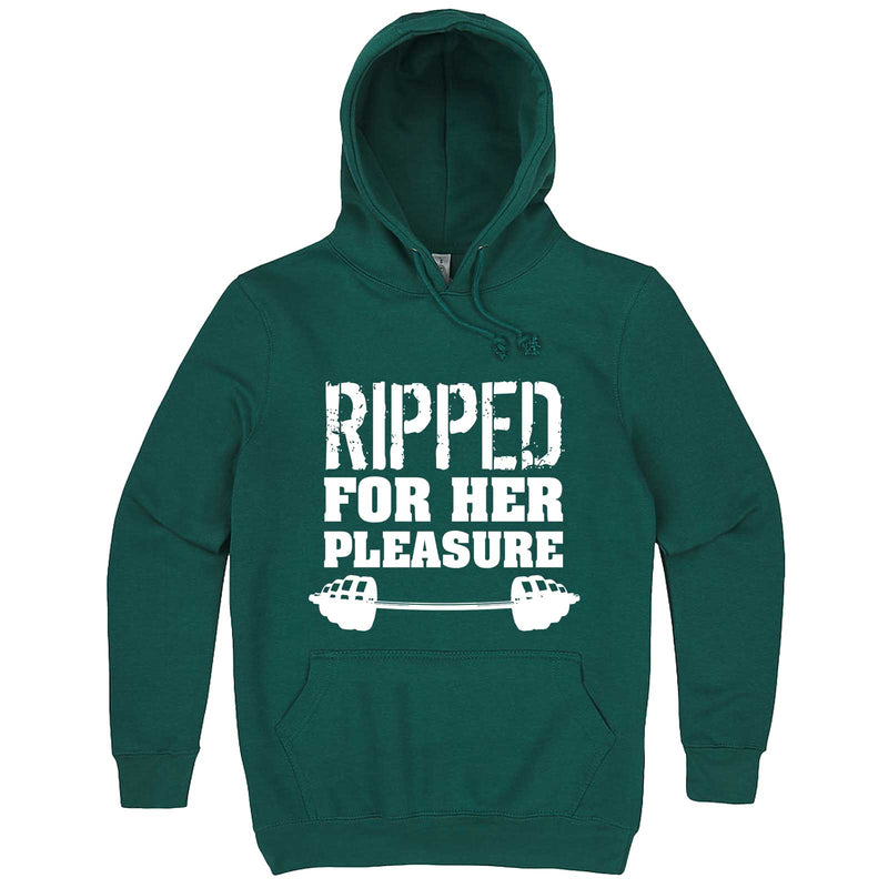  "Ripped For Her Pleasure" hoodie, 3XL, Teal