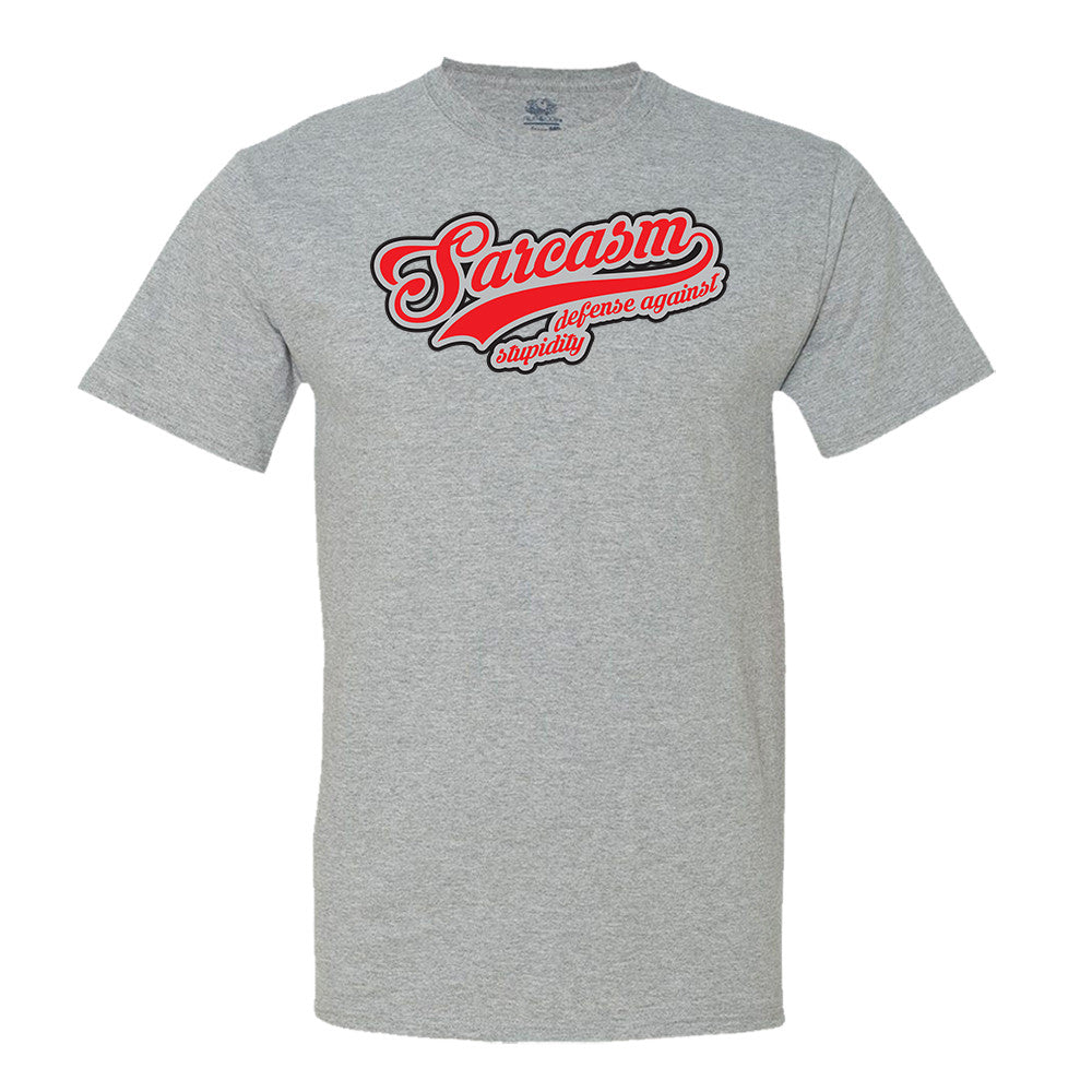Sarcasm, Defense Against Stupidity Men's Shirt