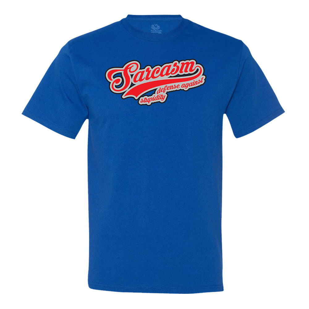 Sarcasm, Defense Against Stupidity Men's Shirt