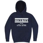  "Security for My Little Sisters" hoodie, 3XL, Vintage Denim