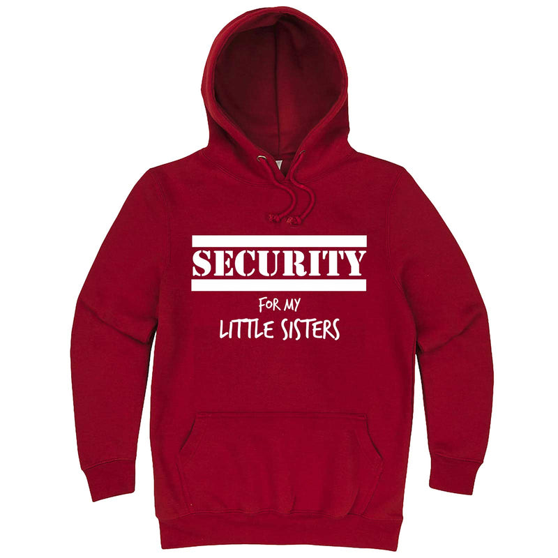  "Security for My Little Sisters" hoodie, 3XL, Paprika