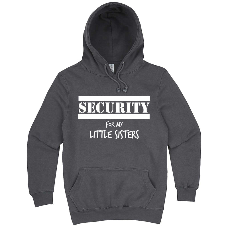  "Security for My Little Sisters" hoodie, 3XL, Storm