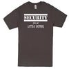  "Security for My Little Sisters" men's t-shirt Charcoal