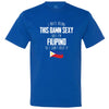  "I Hate Being This Damn Sexy But I'm Filipino So I Can't Help It" men's t-shirt Royal-Blue