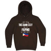  "I Hate Being This Damn Sexy But I'm Filipino So I Can't Help It" hoodie, 3XL, Chestnut