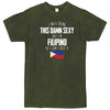  "I Hate Being This Damn Sexy But I'm Filipino So I Can't Help It" men's t-shirt Vintage Olive