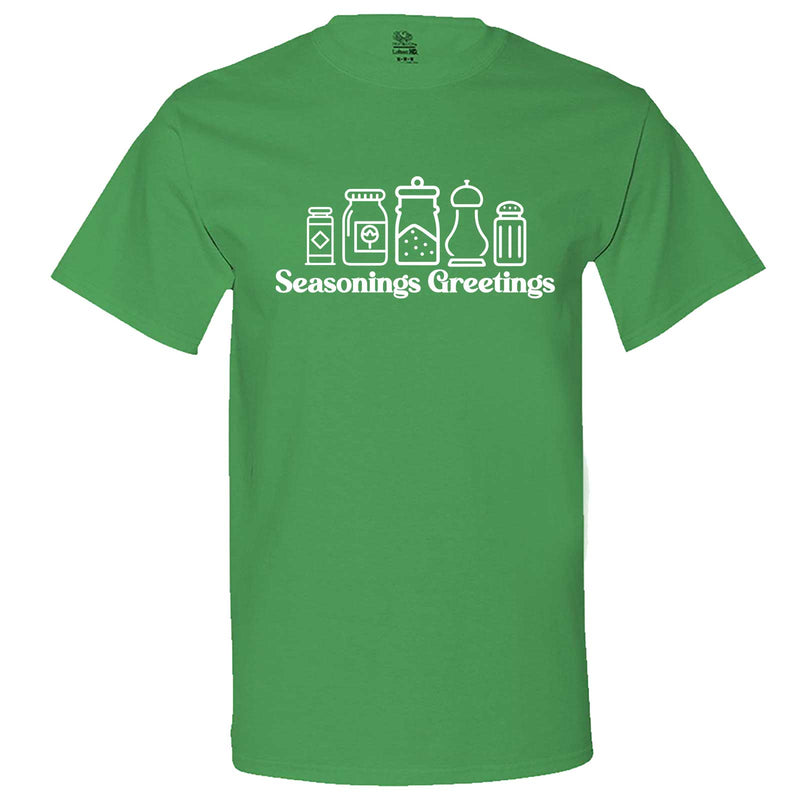  "Seasonings Greetings" men's t-shirt Irish-Green