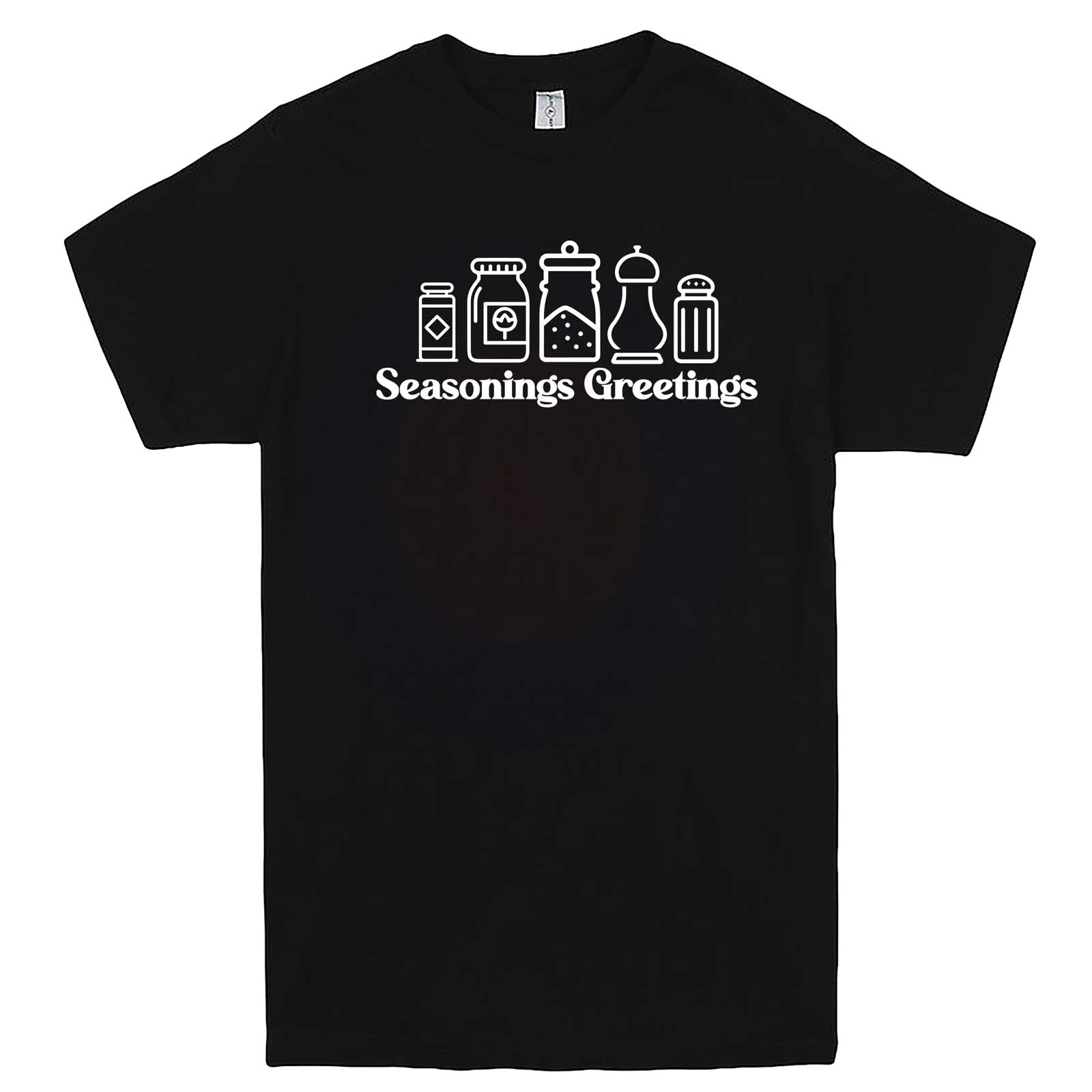  "Seasonings Greetings" men's t-shirt Black