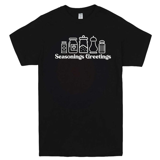  "Seasonings Greetings" men's t-shirt Black