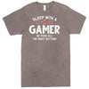 "Sleep With a Gamer, We Push All the Right Buttons" Men's Shirt Vintage Zinc