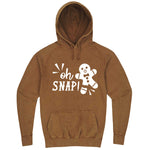  "Oh Snap Gingerbread Man" hoodie, 3XL, Vintage Camel