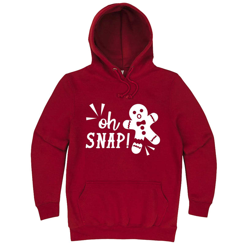 "Oh Snap Gingerbread Man" hoodie, 3XL, Paprika