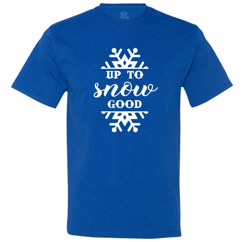  "Up to Snow Good" men's t-shirt Royal-Blue