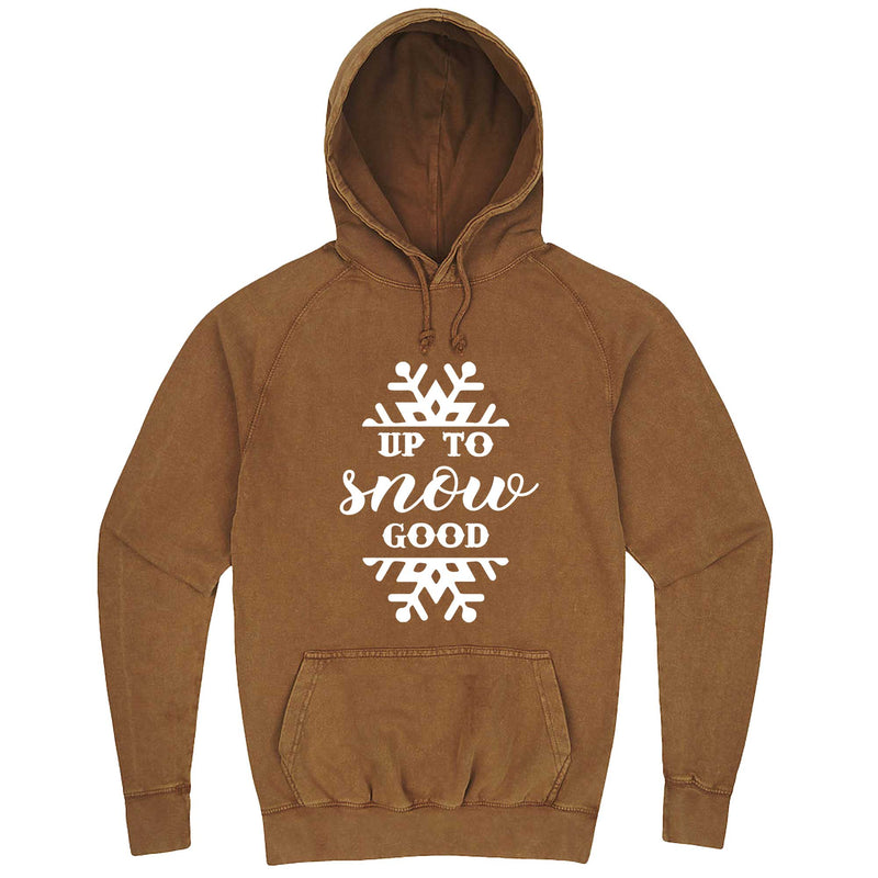  "Up to Snow Good" hoodie, 3XL, Vintage Camel