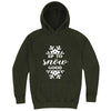  "Up to Snow Good" hoodie, 3XL, Vintage Olive