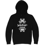  "Up to Snow Good" hoodie, 3XL, Black