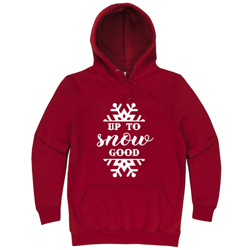  "Up to Snow Good" hoodie, 3XL, Paprika