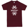  "Up to Snow Good" men's t-shirt Burgundy