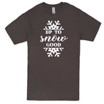  "Up to Snow Good" men's t-shirt Charcoal