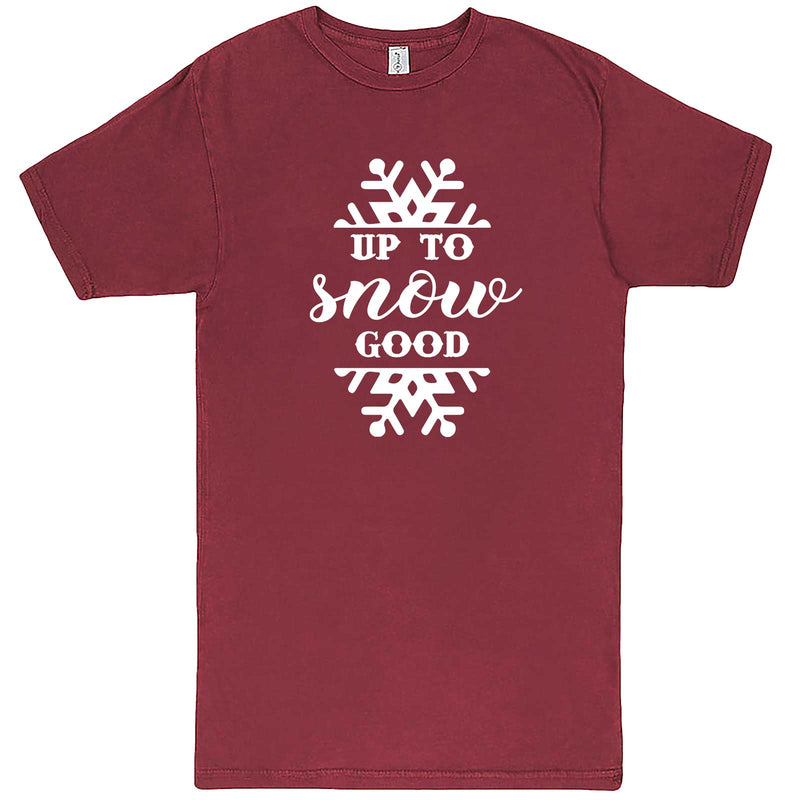  "Up to Snow Good" men's t-shirt Vintage Brick