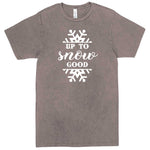  "Up to Snow Good" men's t-shirt Vintage Zinc