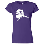  "Alaska Home State Pride" women's t-shirt Purple